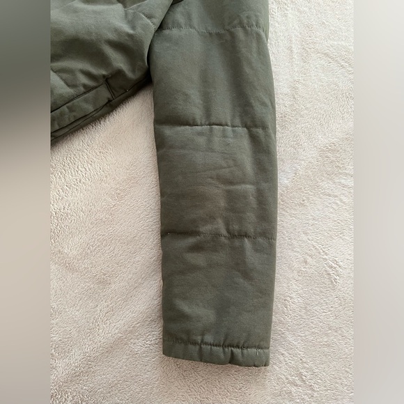 John Galt Olive Green Puffer Jacket - Picture 3 of 7